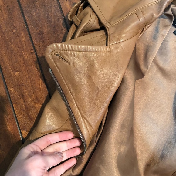 Vintage authentic Theory soft leather Moto jacket - Picture 7 of 8